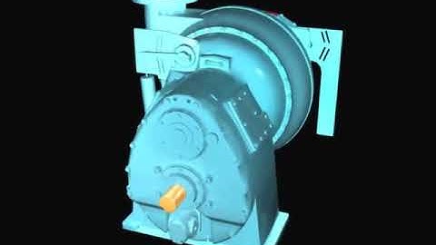Centrifugal chiller VGD working animation
