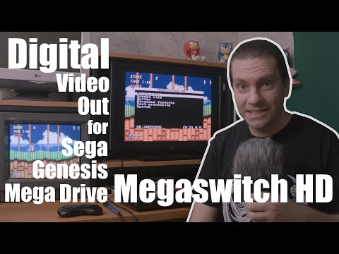 Digital video out for Sega Genesis/MD Release. Megaswitch HD