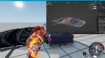 Making a Lava Speedbump in Blender for BeamNG - Track Asset