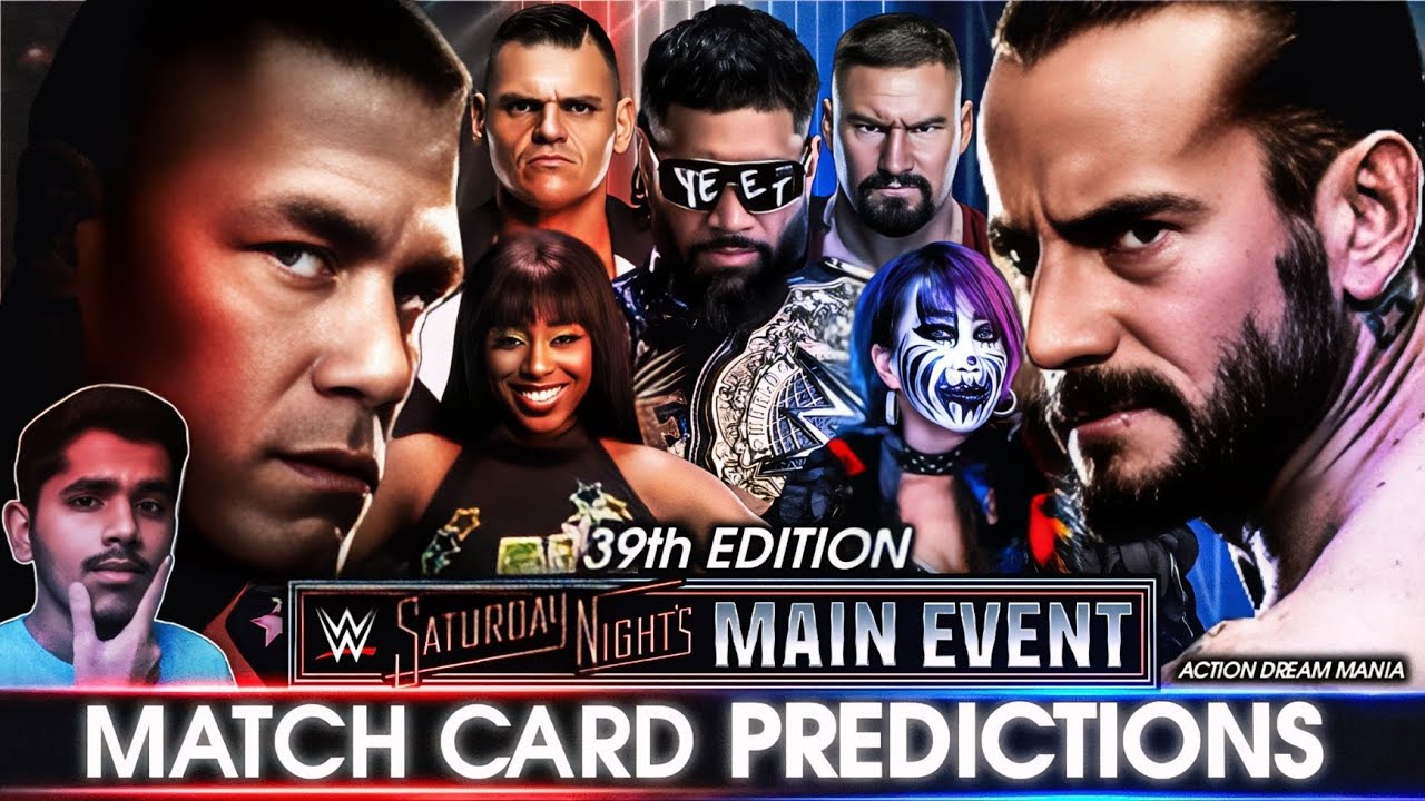 WWE Saturday Night's Main Event 39 Match Card Predictions | SNME May 24 ...