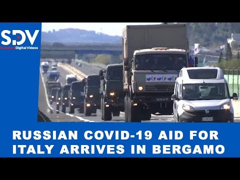 FROM RUSSIA WITH LOVE\": Russian aid arrives in Italy\'s Covid-19 ...