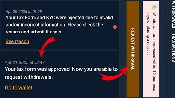 SproutGigs TAX form and KYC fail due to invalid information - W-8BEN Withdraw Problem Solve 2025