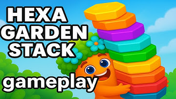 Hexa Garden Stack Gameplay – Relaxing Hex Puzzle Walkthrough (Mobile)