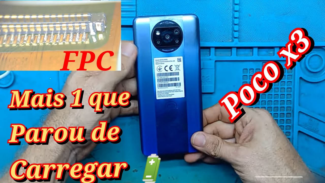 Xiaomi poco X3 (M2102J20SG) não carrega, figurinha repetida mas a dica ...