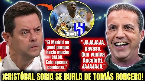 💥 ¡Real Madrid hace el RIDÍCULO En El Mundial de Clubes! Soria SE BURLA de Roncero en el Chiringuito