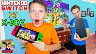 Nintendo Switch vs X-Box Battle Royale! The Last Kids On Earth and The Staff Of Doom! | Steel Kids