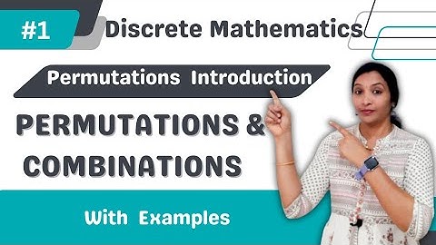 JNTUH R22 DM Permutations & Combinations | Permutations Introduction in Telugu | JNTUK DMGT ||