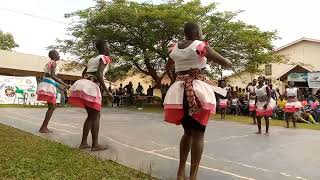 Acholi traditional dance by Students of secret heart secondary school-Gulu