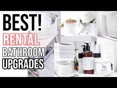 Video: Ideas for a small bathroom: tiles, shelves, illuminated mirror