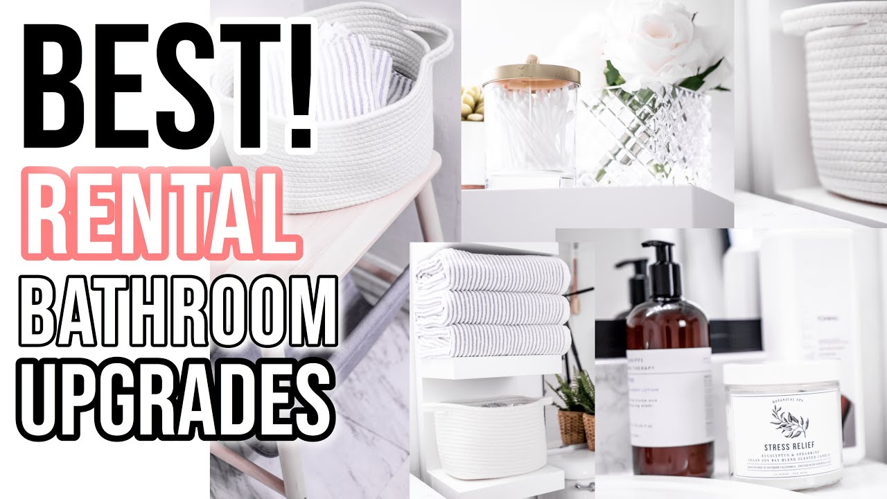 12 Ways to Upgrade Your Rental's Bathroom Game - Brit + Co