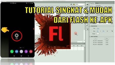 CARA MUDAH MEMBUAT APLIKASI ANDROID DENGAN ADOBE FLASH | Tutorial Membuat Game Android