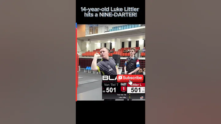 14-year-old Luke Littler Hits NINE-DARTER!