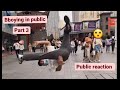 Bboying in public in front of peoples || powermoves | Flips in public || Public reactions || part 3