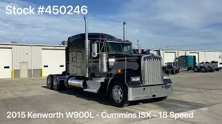 2015 KENWORTH W900L For Sale
