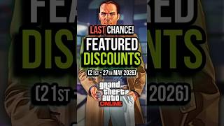 GTA Online Weekly Update | Featured Discounts (LAST CHANCE) #shorts #gtaonline #gtaupdate