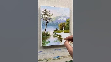 Học Vẽ Tranh Phong cảnh 3d cùng mình #hocvetranh  #vetranh #drawing