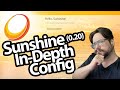 Sunshine 020 configuration indepth