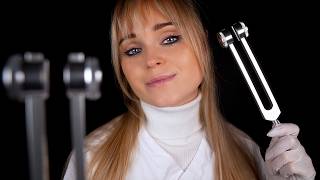 ASMR | Binaural hearing tests with RINNE & WEBER test (soft sounds, timestamps) screenshot 5