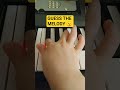 Guess the melody 😗 (easy piano tutorial 🎹)