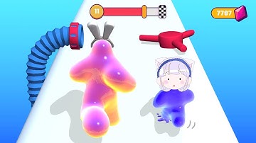 [모바일게임] 슬라임을 모아 커다랗게 만들어요! Blob Runner 3D