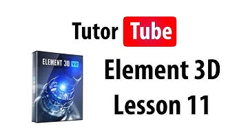 Element 3D Tutorial - Lesson 11 - Scatter and Displace