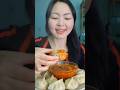 Delicious buff momos mukbang 🥟😋#trendingshorts #mukbang #foodie #eatingshow @rojevlogs