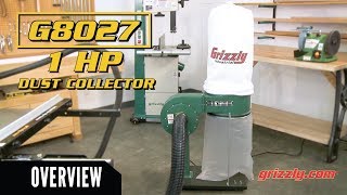 Grizzly 1 HP Dust Collector G8027