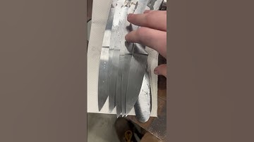 Damascus Knives sanded up to 220, watch for an etch video soon! #damascusblade