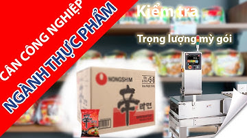 CÂN KIỂM TRA TRỌNG LƯỢNG MỲ ĂN LIỀN TRÊN DÂY CHUYỀN SẢN XUẤT- VMSCO.VN - L/hệ: 0902660882