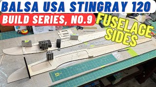 Balsa USA Stingray with DLE-20, RC Plane Build N0 9: Fuselage Sides