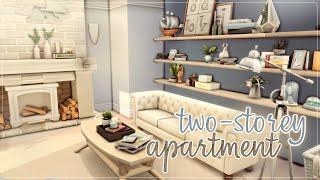 Двухэтажная квартира🔑│Строительство│Two-storey apartment│SpeedBuild│NO CC [The Sims 4]