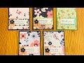 YouTube Tuesday Session 29: Stampin’ Up! Sale A Bration 2021 Paper Blooms DSP Mix & Match Cards