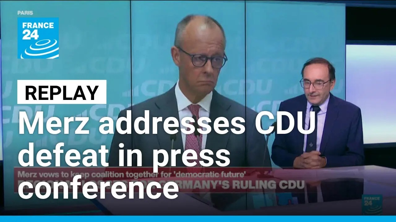 REPLAY: German Chancellor Friedrich Merz in post-vote comments • FRANCE 24 English