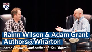 Rainn Wilson & Adam Grant Interview on Meaning, Happiness & ‘The Office’ — Authors@Wharton by Wharton School 2,879 views 5 months ago 1 hour, 6 minutes