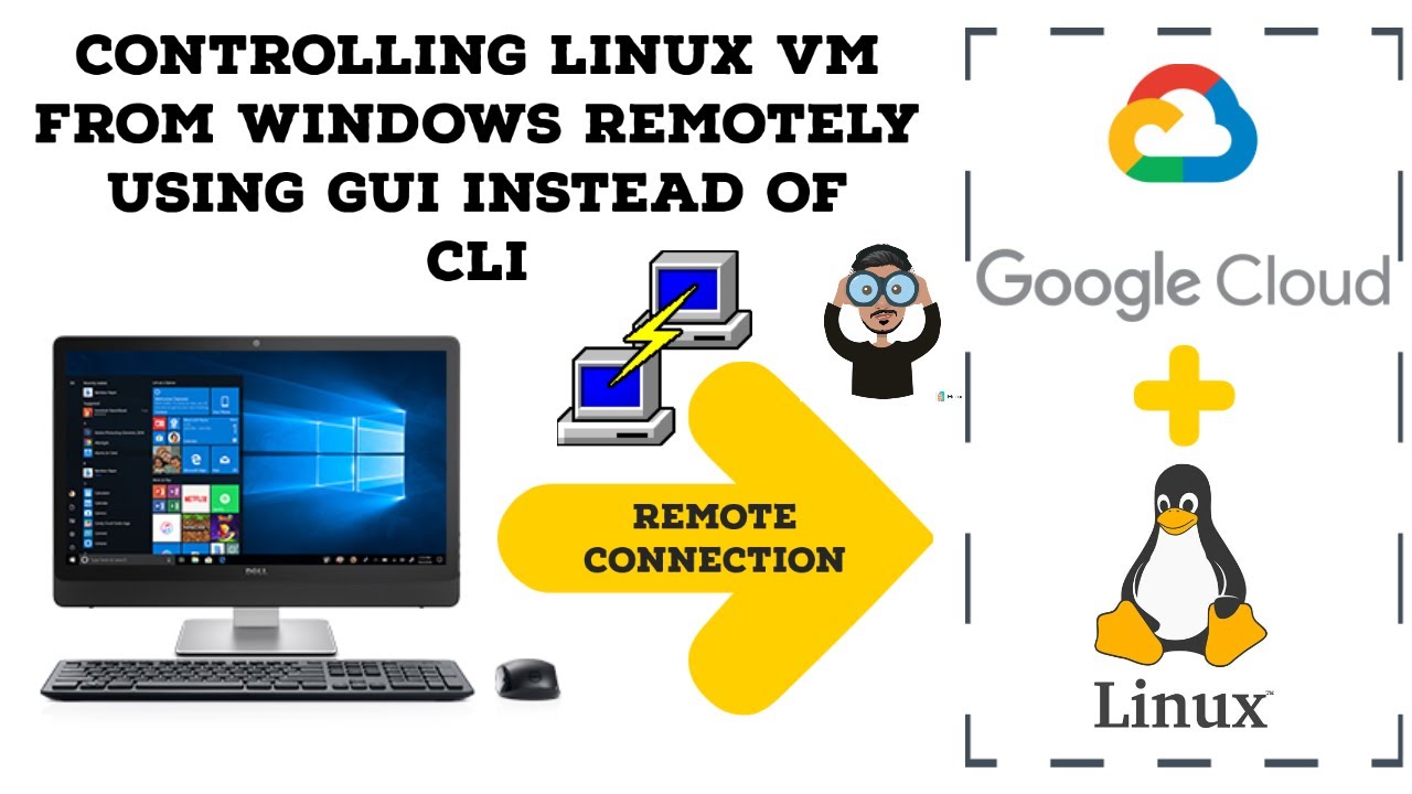 Accessing an Ubuntu VM on GCP using the mstsc tool on windows