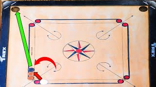 top 5 pro level and king shot in carrom जो हर बार face होता है ||carrom sangam strike||😱👑