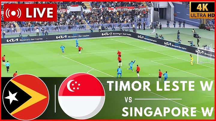 ⚽ ถ่ายทอดสด : ติมอร์-เลสเต พบ สิงคโปร์ | AFF W Championship 2024 | ถ่ายทอดสดฟุตบอลจำลองเต็มแมตช์