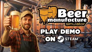 Beer Manufacture Simulator - Demo Release Trailer | STEAM