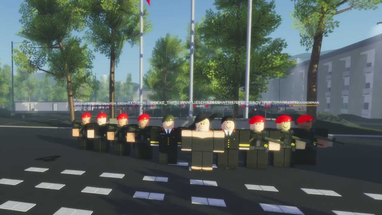 Canadian Army Roblox Recruitment YouTube 