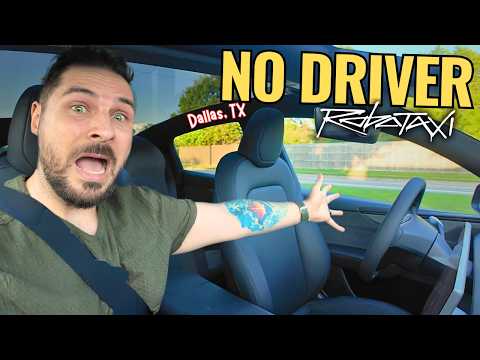 I Took Dallas' FIRST Unsupervised Tesla Robotaxi Ride