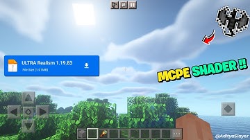 Ultra Realistic Shader For Minecraft Pocket Editon 1.19.83 / 1.20+ 😘 | Render Dragon