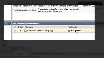 Meliora Testlab: Test case parameters