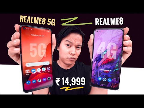 Realme 8 5G vs Realme 8 Unboxing & Comparison : What is New