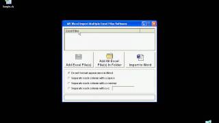 Sobolsoft com How To Use MS Word Import Multiple Excel Files Software