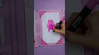 DIY Paper House with a Twist: The Dress Drawing Edition