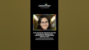 What key principles are outlined in the Digital Personal Data Protection Act for processing data?