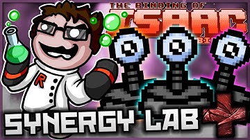 The Binding of Isaac: Afterbirth+ - Synergy Lab: ULTIMATE SPRINKLER! (New Items)
