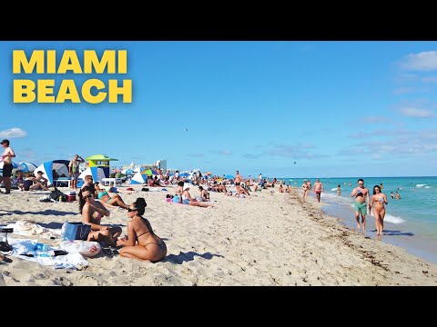 4K Miami Beach Virtual Walk South Beach, FL 2022?️