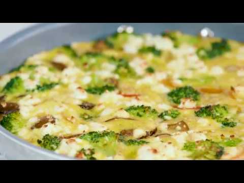 Make a Vegetable and Goat Cheese Frittata in 25 Minutes | Cooking Light