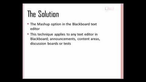 Pasting Text into the Blackboard Text Editor
